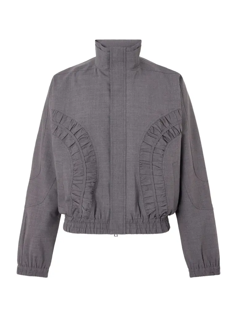 Fossil Ruched Panelled Twill Blouson Jacket - Men