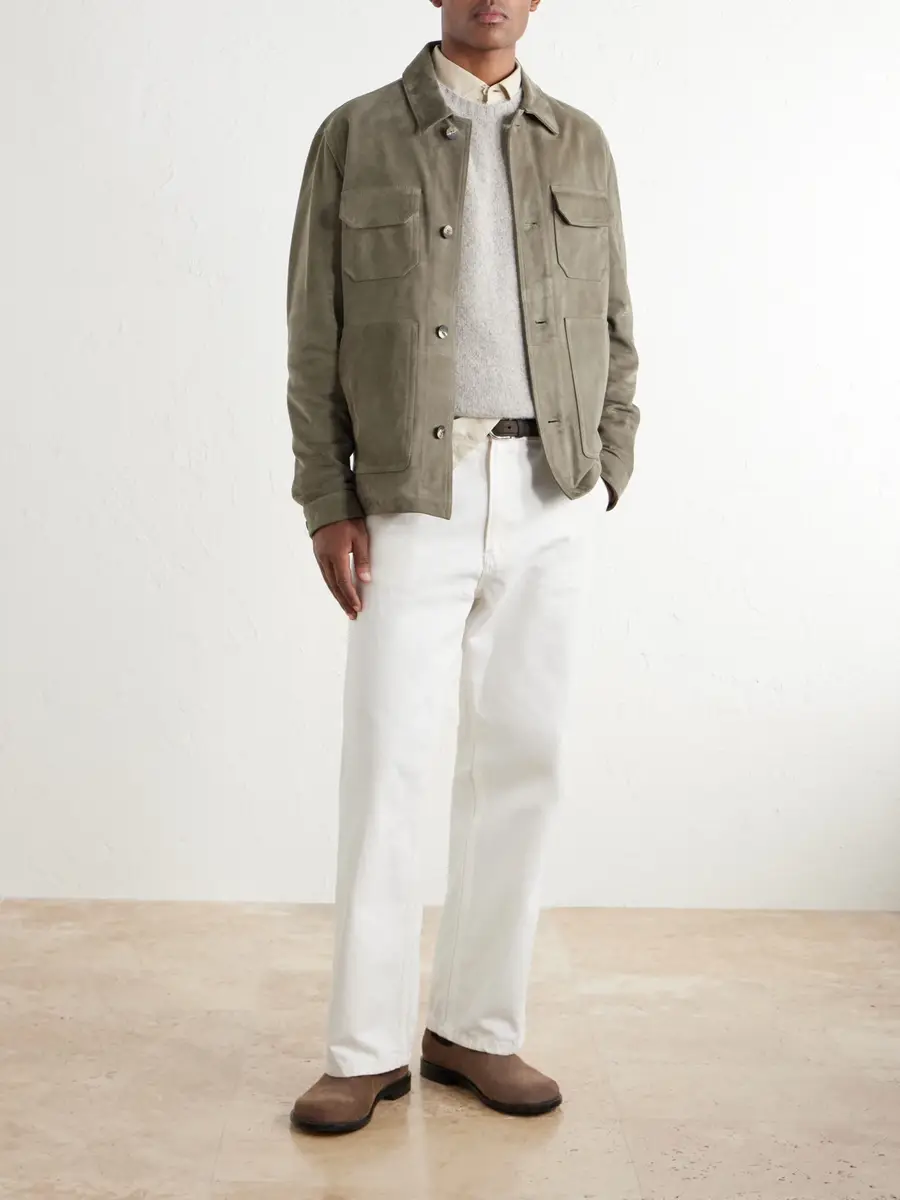 Frescobol Carioca Ravi Suede Jacket - Men | Thumbnail 2