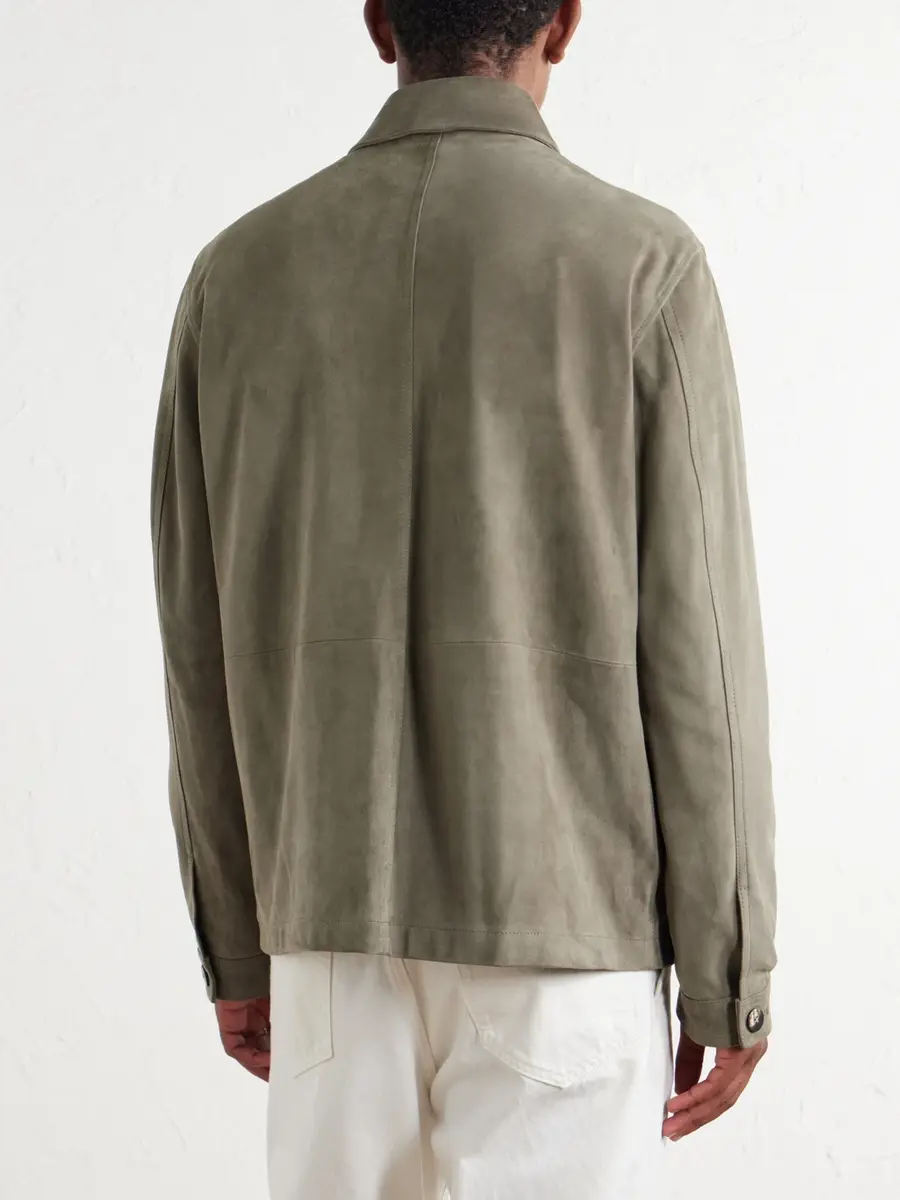 Frescobol Carioca Ravi Suede Jacket - Men | Thumbnail 4