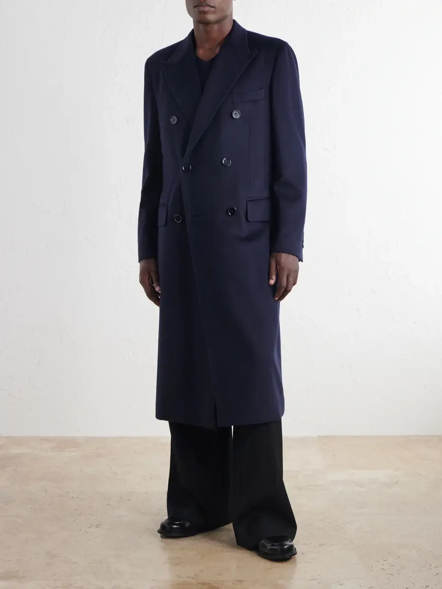 Dolce & Gabbana Double-Breasted Virgin Wool Coat - Men | Thumbnail 3 Dolce & Gabbana Double-Breasted Virgin Wool Coat - Men | Thumbnail 3