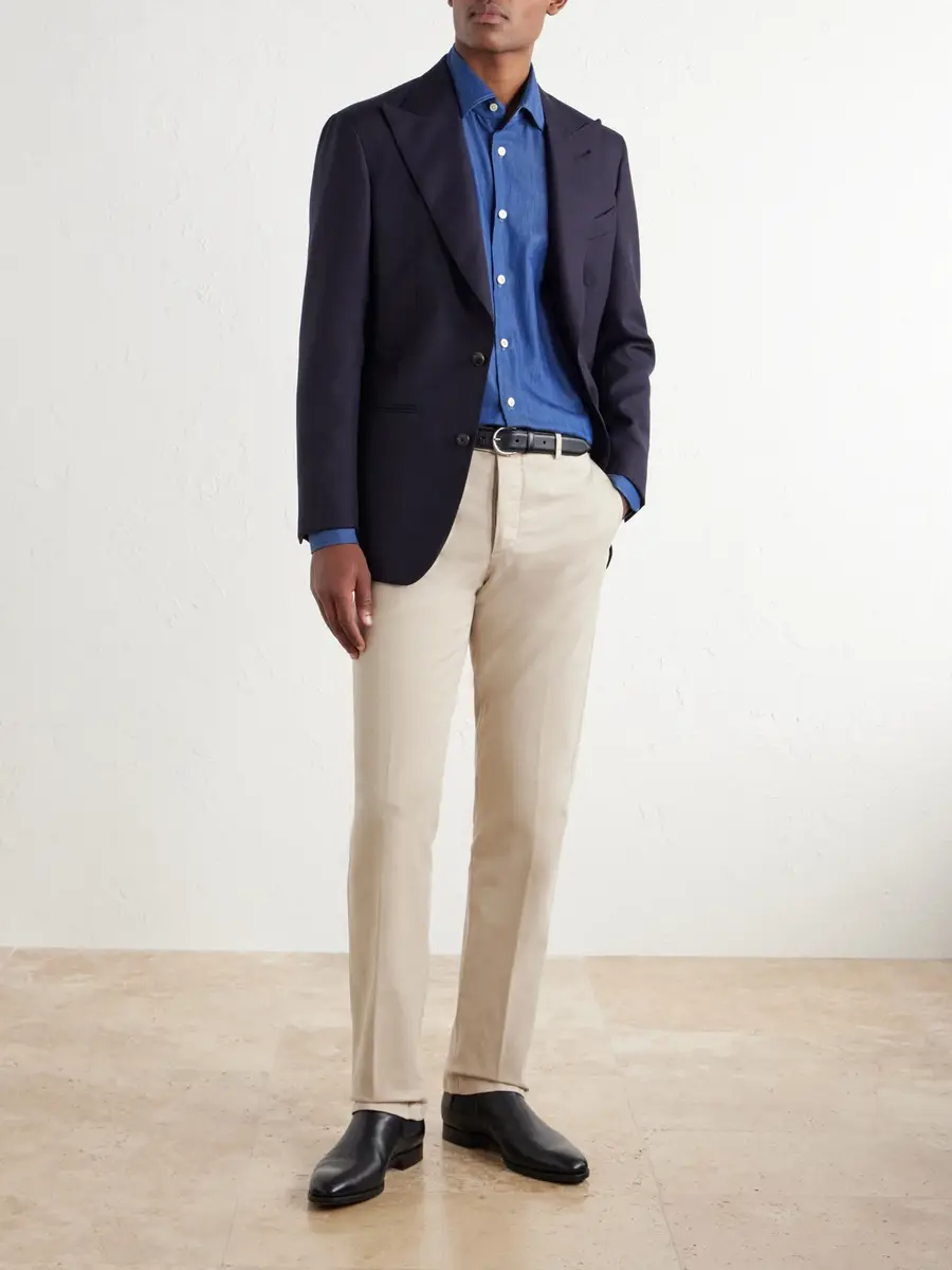 Kiton Denim Shirt - Men | Thumbnail 2 Kiton Denim Shirt - Men | Thumbnail 2