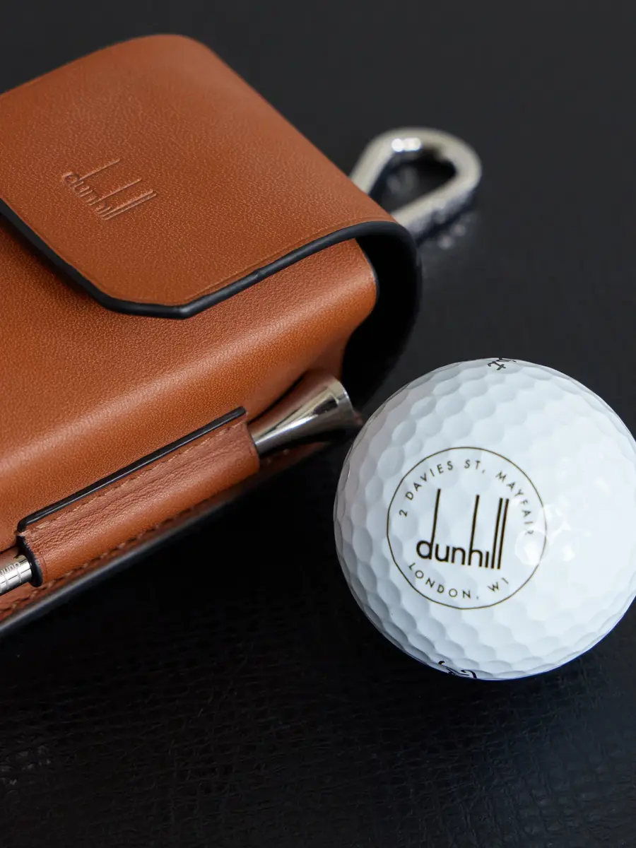 dunhill Double Golf Ball With Leather Case - Men | Thumbnail 3 dunhill Double Golf Ball With Leather Case - Men | Thumbnail 3
