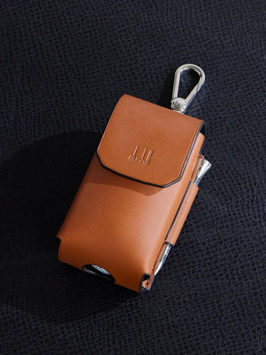 dunhill Double Golf Ball With Leather Case - Men