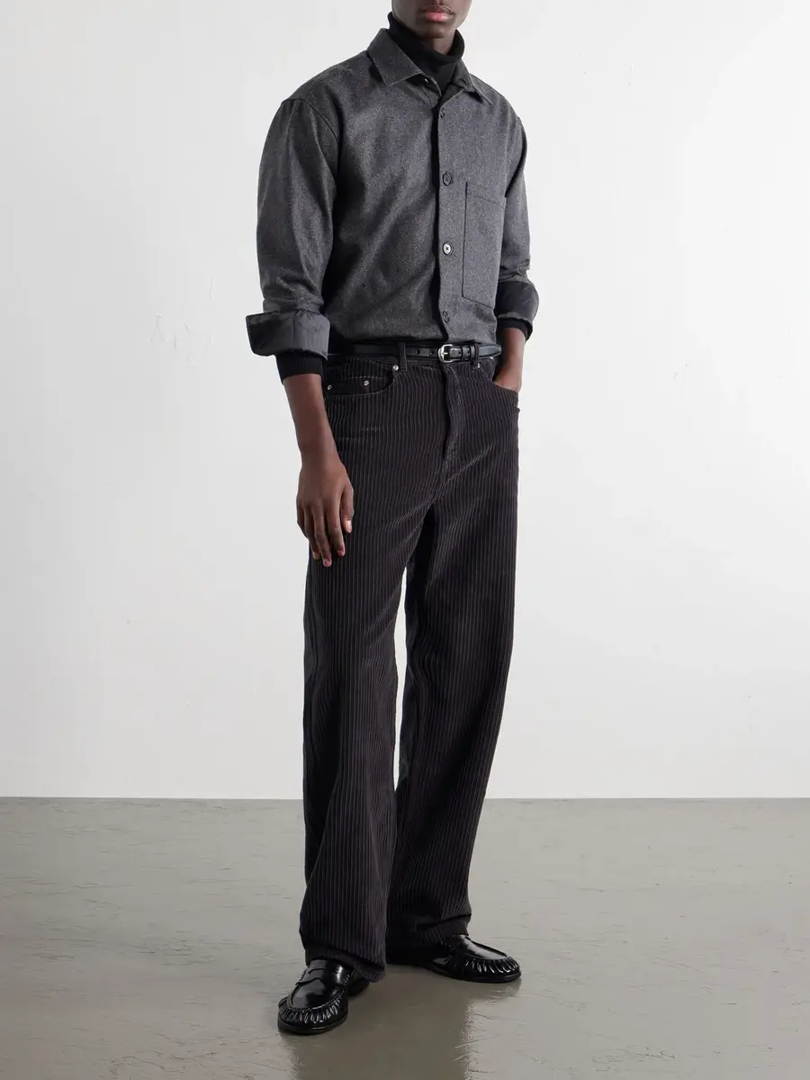 NN07 Freddy Herringbone Wool-Blend Shirt - Men | Thumbnail 2 NN07 Freddy Herringbone Wool-Blend Shirt - Men | Thumbnail 2