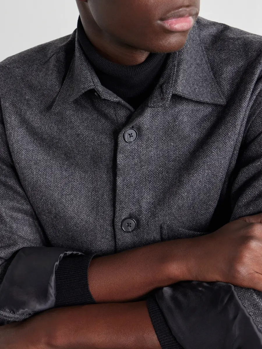 NN07 Freddy Herringbone Wool-Blend Shirt - Men | Thumbnail 5 NN07 Freddy Herringbone Wool-Blend Shirt - Men | Thumbnail 5