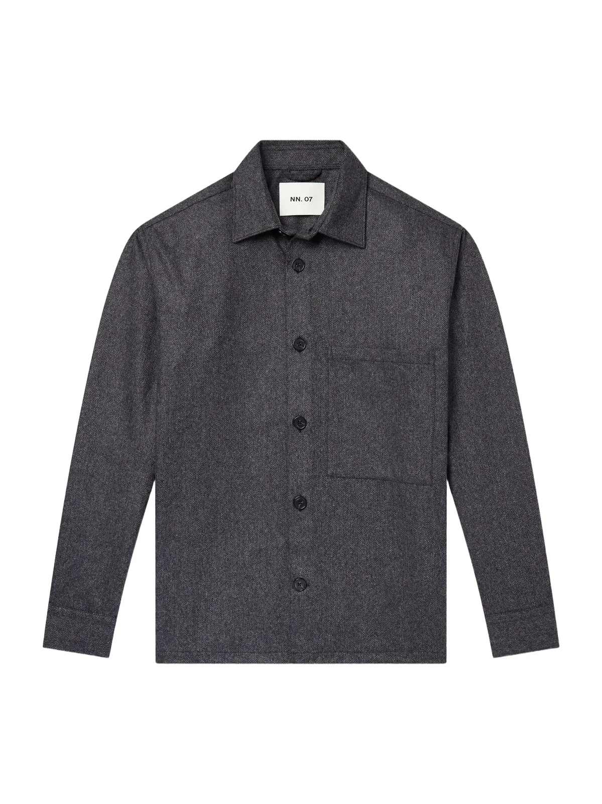 Freddy Herringbone Wool-Blend Shirt - Men