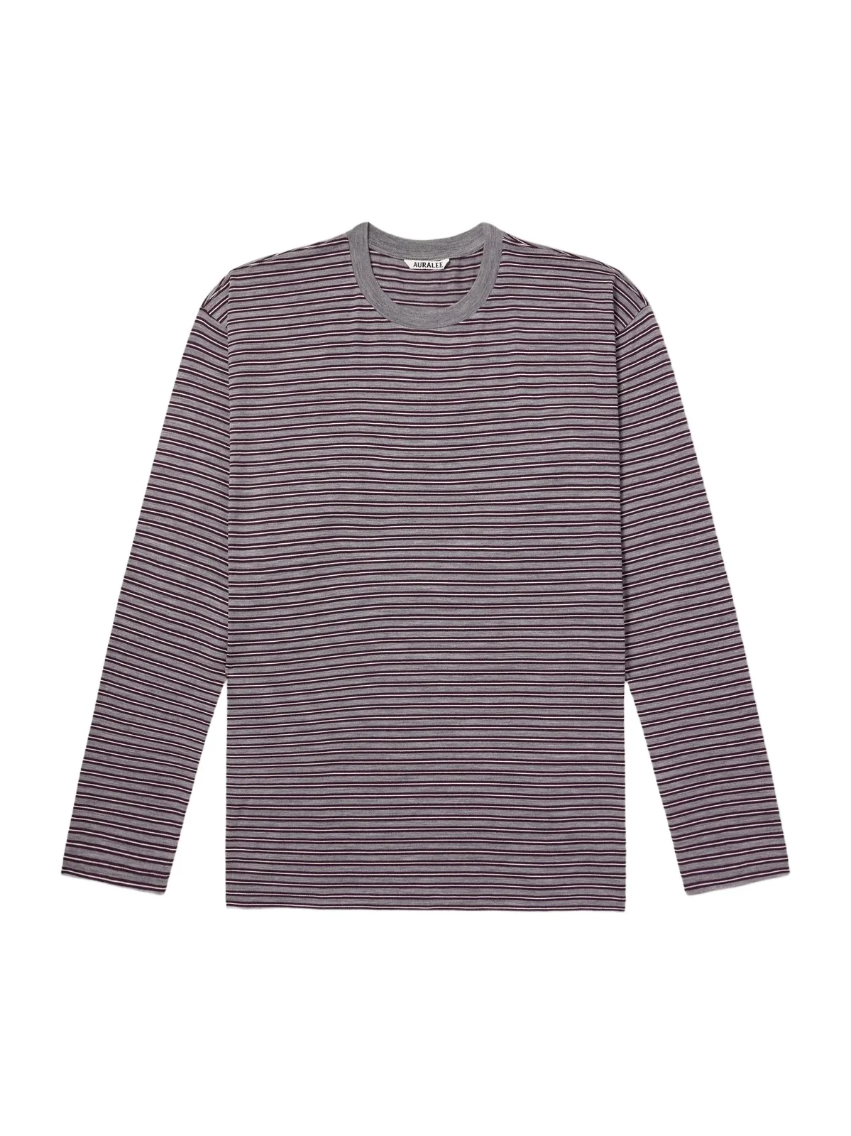 Auralee Striped Wool-Jersey T-Shirt - Men