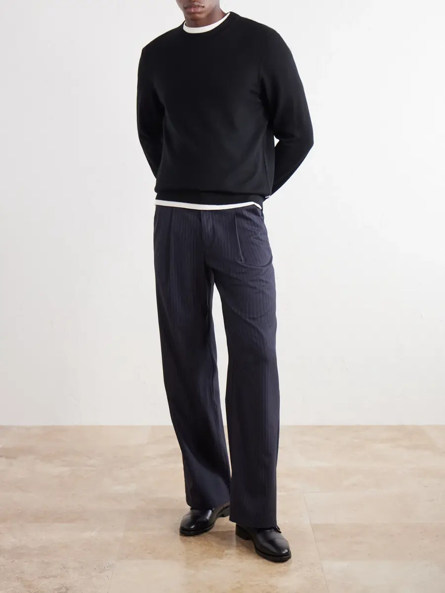 NN07 Ted 6605 Wool Crewneck Sweater - Men | Thumbnail 2 NN07 Ted 6605 Wool Crewneck Sweater - Men | Thumbnail 2