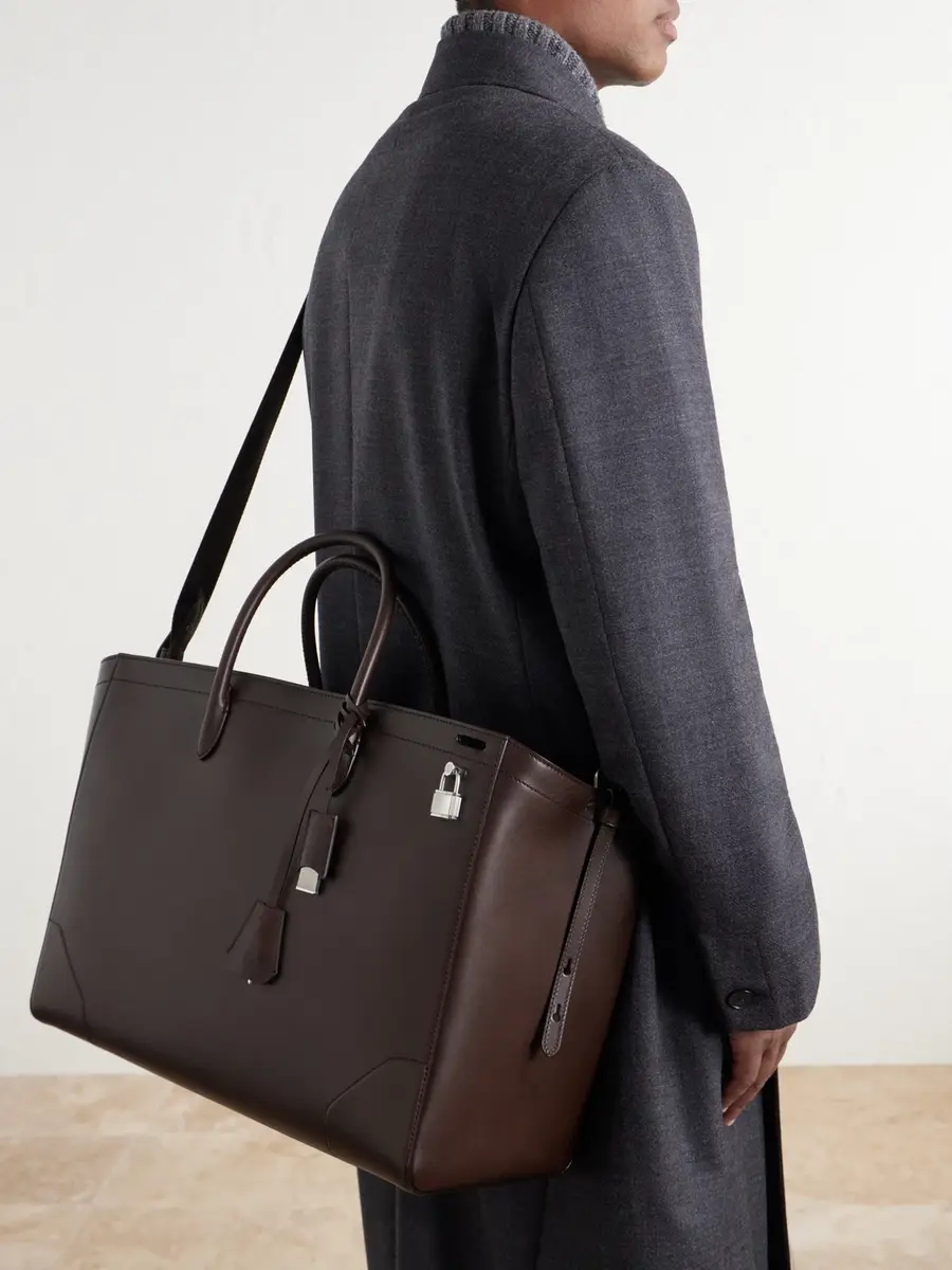 dunhill Century 45 Leather Weekend Bag - Men | Thumbnail 3 dunhill Century 45 Leather Weekend Bag - Men | Thumbnail 3