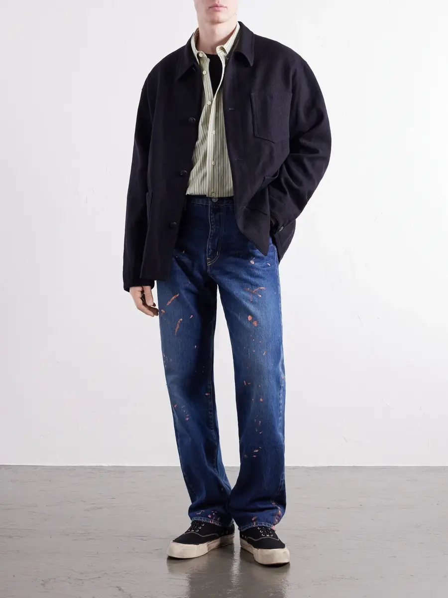 Visvim Straight-Leg Distressed Jeans - Men | Thumbnail 2