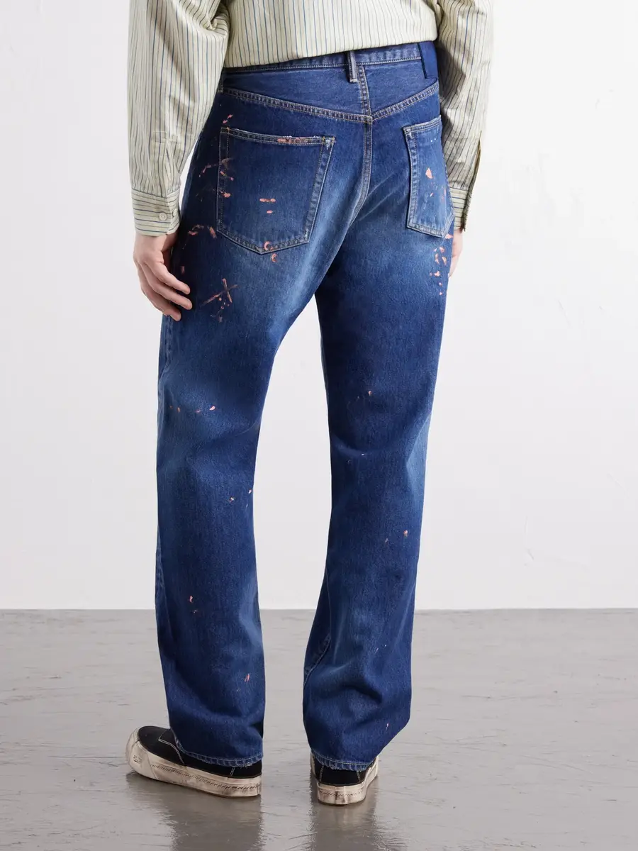 Visvim Straight-Leg Distressed Jeans - Men | Thumbnail 4
