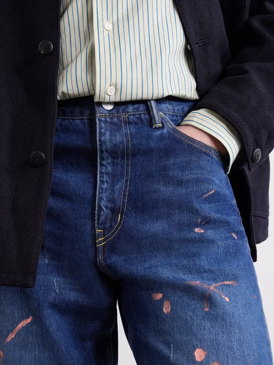 Visvim Straight-Leg Distressed Jeans - Men | Thumbnail 5