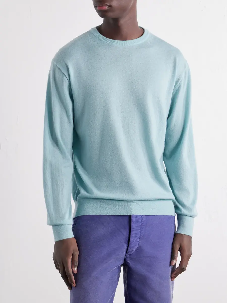 Auralee Cashmere Sweater - Men | Thumbnail 3 Auralee Cashmere Sweater - Men | Thumbnail 3