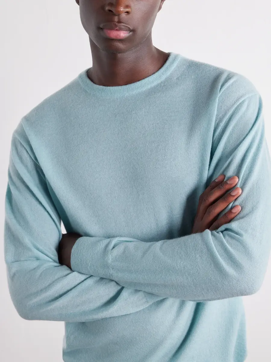 Auralee Cashmere Sweater - Men | Thumbnail 5 Auralee Cashmere Sweater - Men | Thumbnail 5