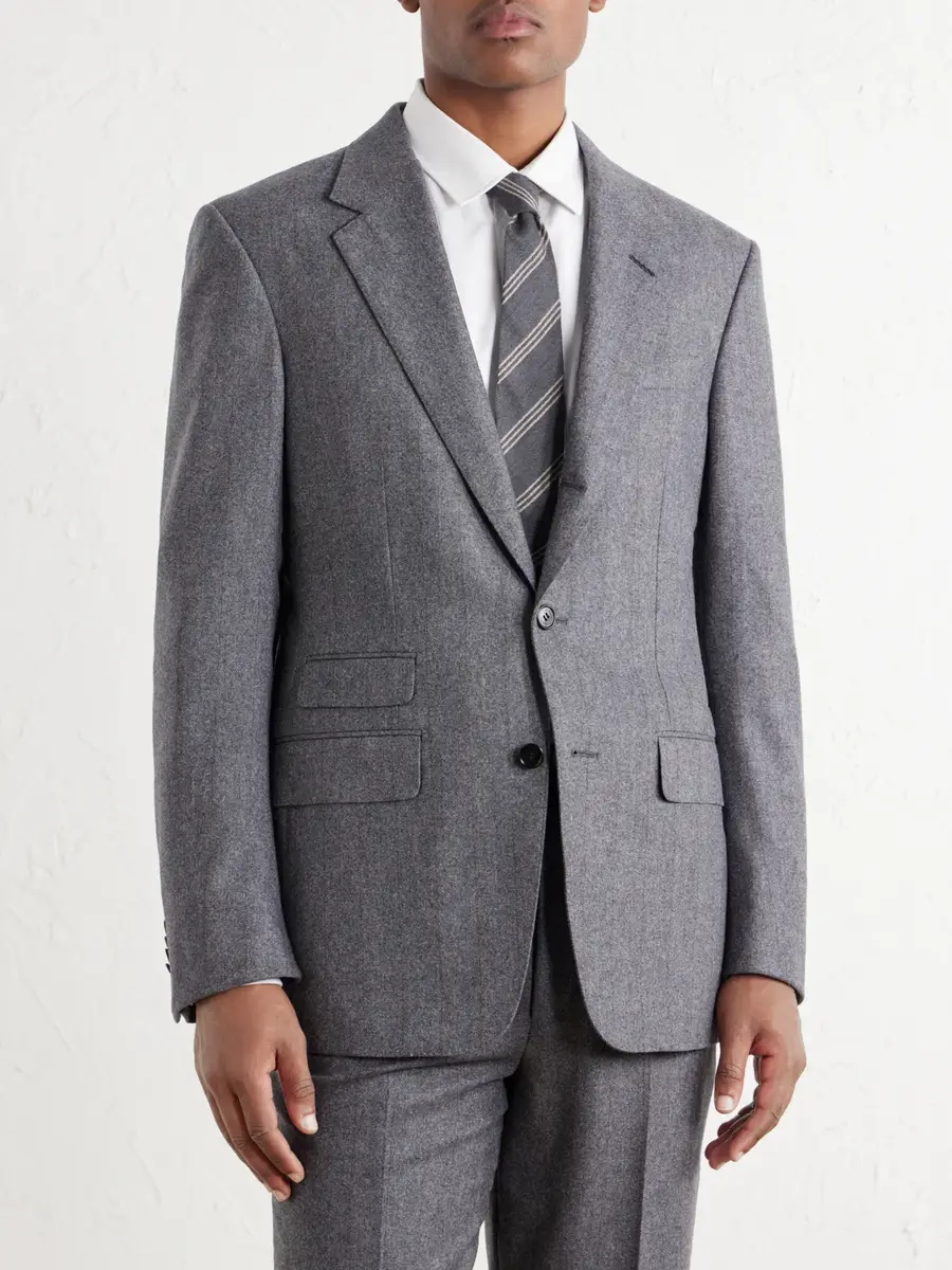 dunhill Herringbone Wool and Cashmere-Blend Suit Jacket - Men | Thumbnail 3 dunhill Herringbone Wool and Cashmere-Blend Suit Jacket - Men | Thumbnail 3