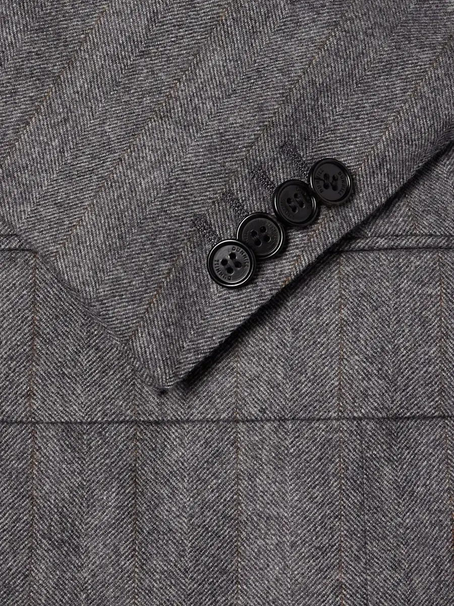 dunhill Herringbone Wool and Cashmere-Blend Suit Jacket - Men | Thumbnail 6 dunhill Herringbone Wool and Cashmere-Blend Suit Jacket - Men | Thumbnail 6