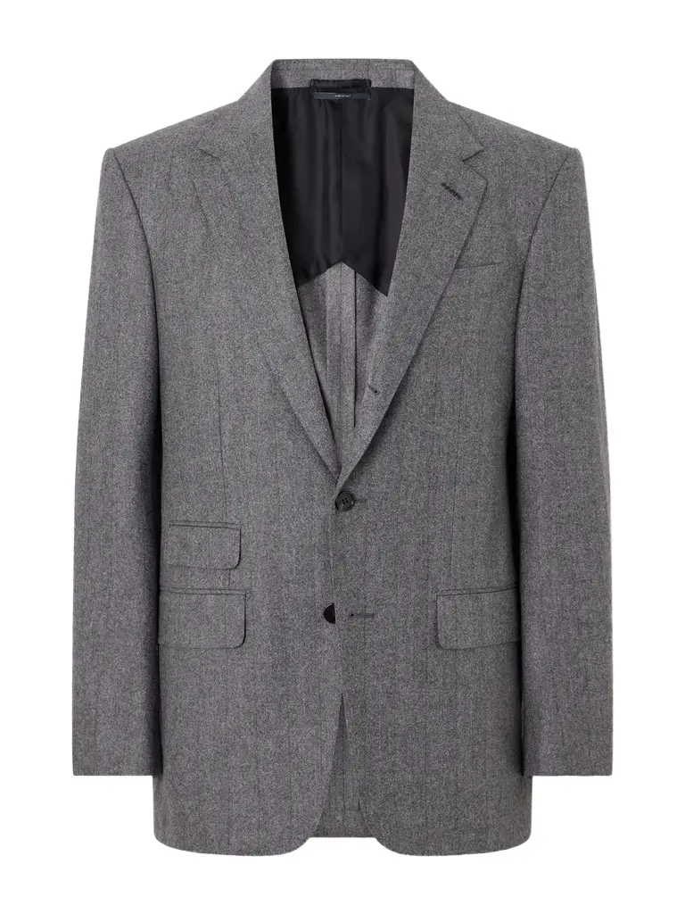 dunhill Herringbone Wool and Cashmere-Blend Suit Jacket - Men
