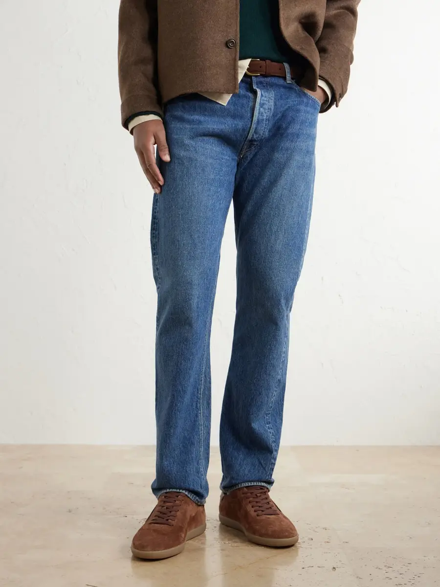 Zegna 232 Leather-Trimmed Suede Sneakers - Men | Thumbnail 2