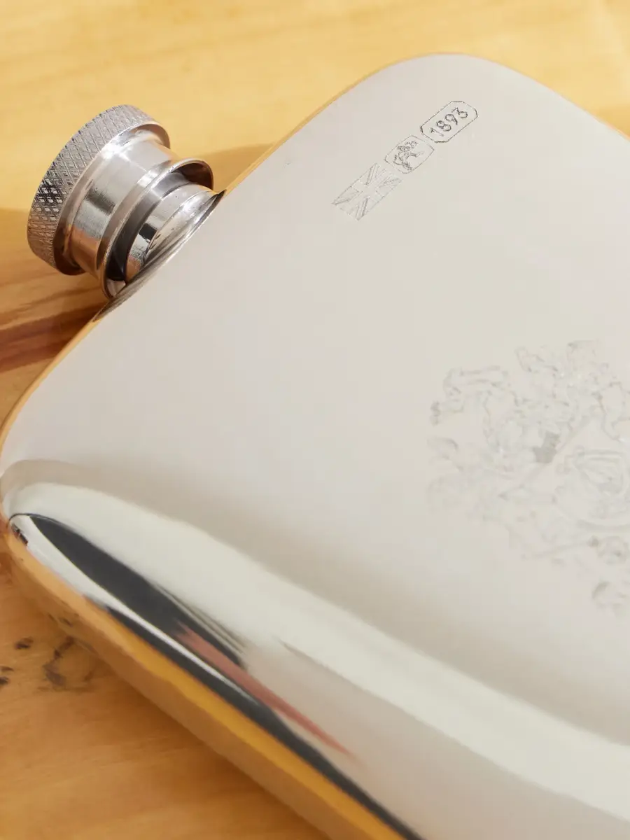 dunhill Armorial Engraved Silver-Tone Flask - Men | Thumbnail 3 dunhill Armorial Engraved Silver-Tone Flask - Men | Thumbnail 3