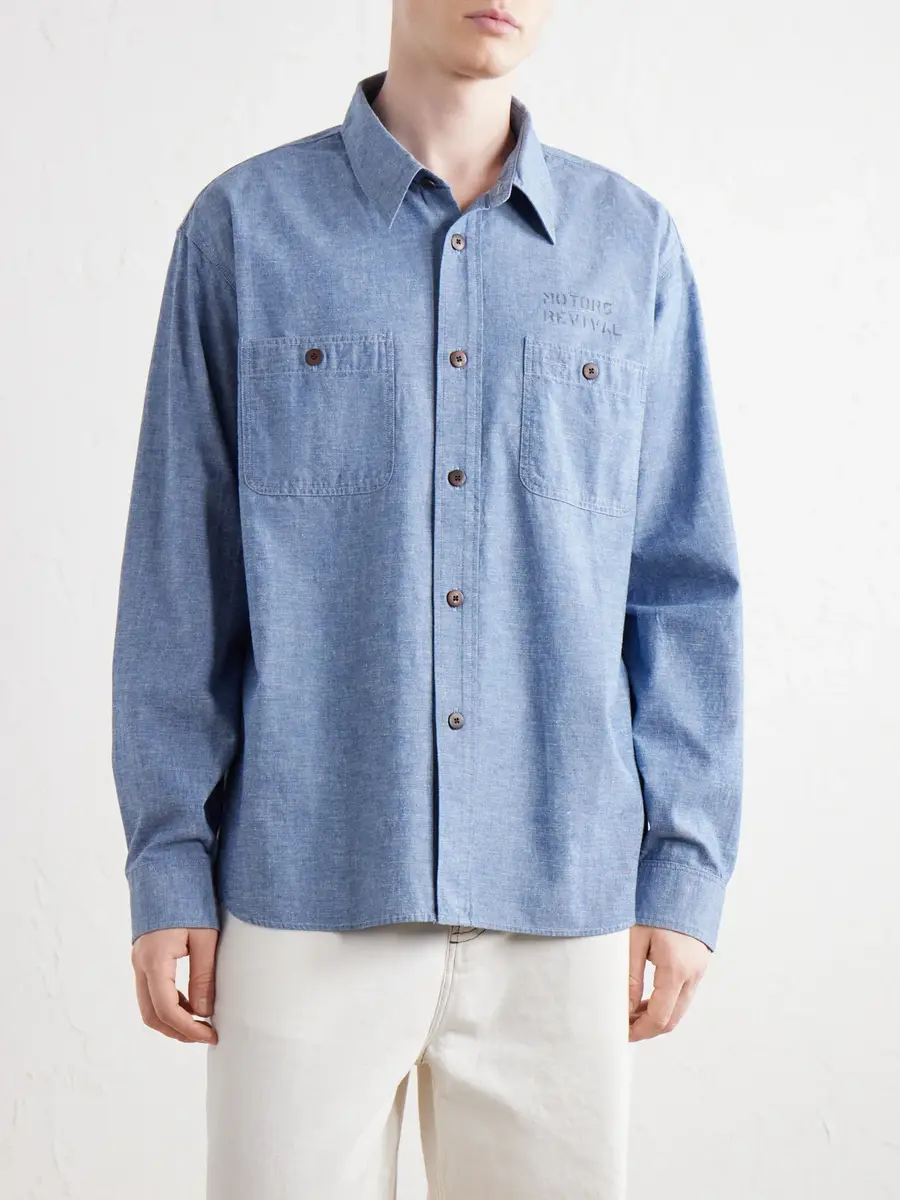 Visvim Briggs Cotton-Chambray Shirt - Men | Thumbnail 3 Visvim Briggs Cotton-Chambray Shirt - Men | Thumbnail 3
