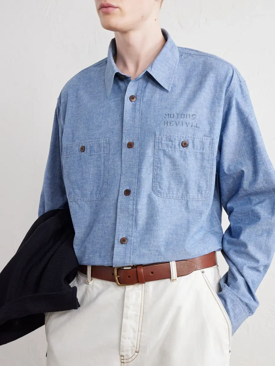 Visvim Briggs Cotton-Chambray Shirt - Men | Thumbnail 5 Visvim Briggs Cotton-Chambray Shirt - Men | Thumbnail 5