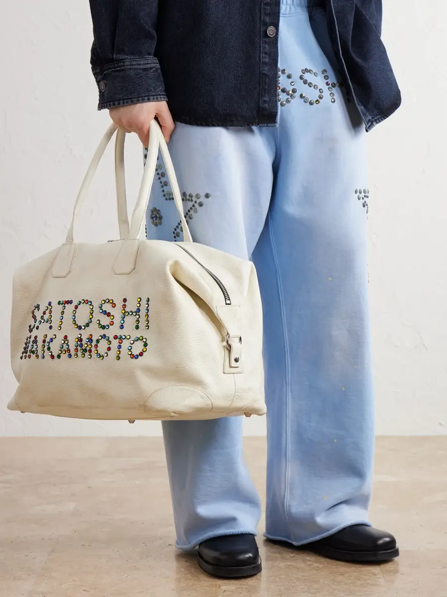 Satoshi Nakamoto Studded Embellished Leather Weekend Bag - Men | Thumbnail 3 Satoshi Nakamoto Studded Embellished Leather Weekend Bag - Men | Thumbnail 3