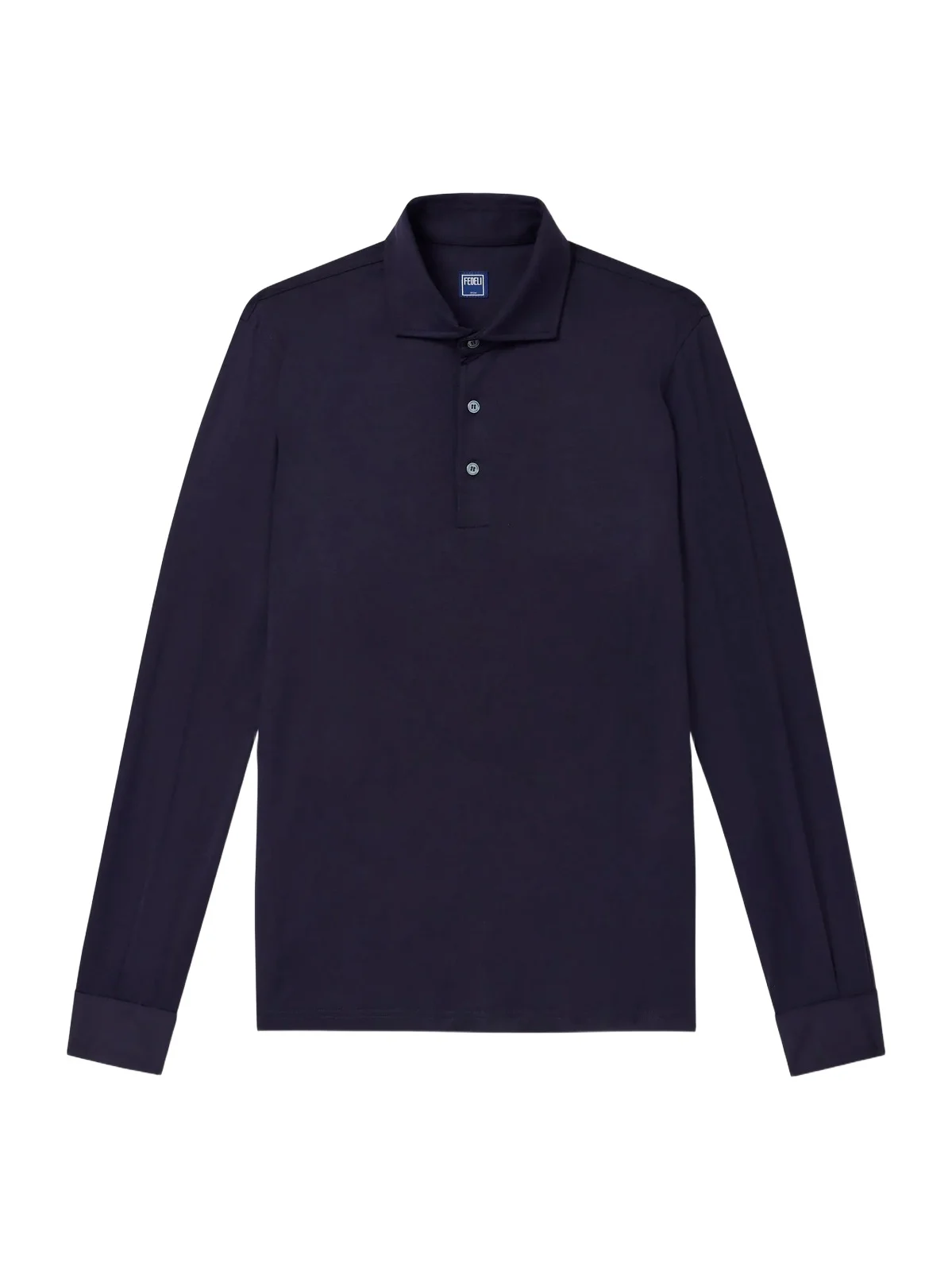 FEDELI Helium Wool-Jersey Polo Shirt - Men