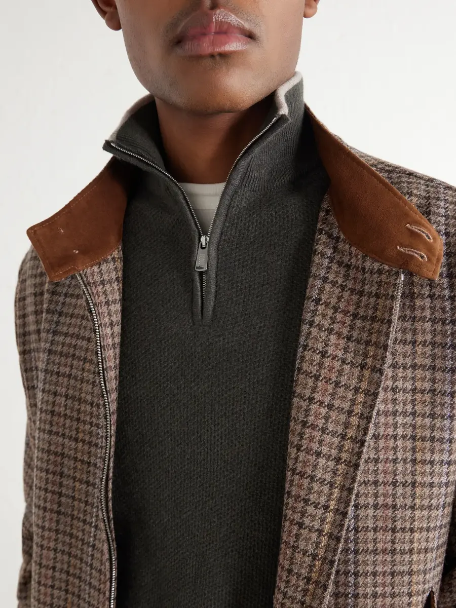 FEDELI Ape Half-Zipped Cashmere Sweater - Men | Thumbnail 5 FEDELI Ape Half-Zipped Cashmere Sweater - Men | Thumbnail 5