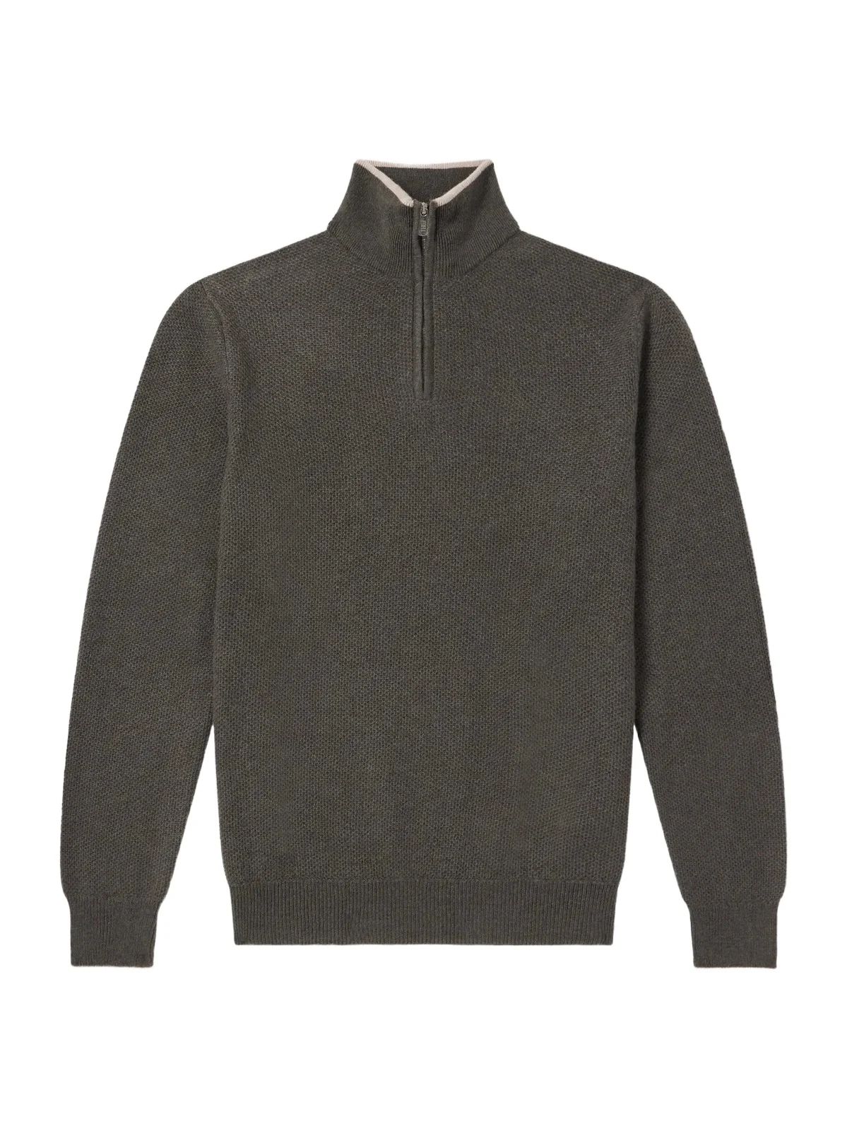 FEDELI Ape Half-Zipped Cashmere Sweater - Men