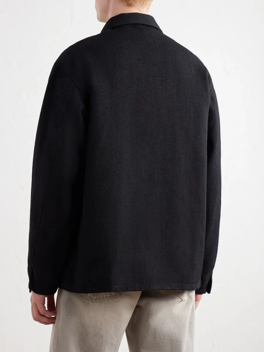 Visvim Baker Textured Wool and Linen-Blend Jacket - Men | Thumbnail 4