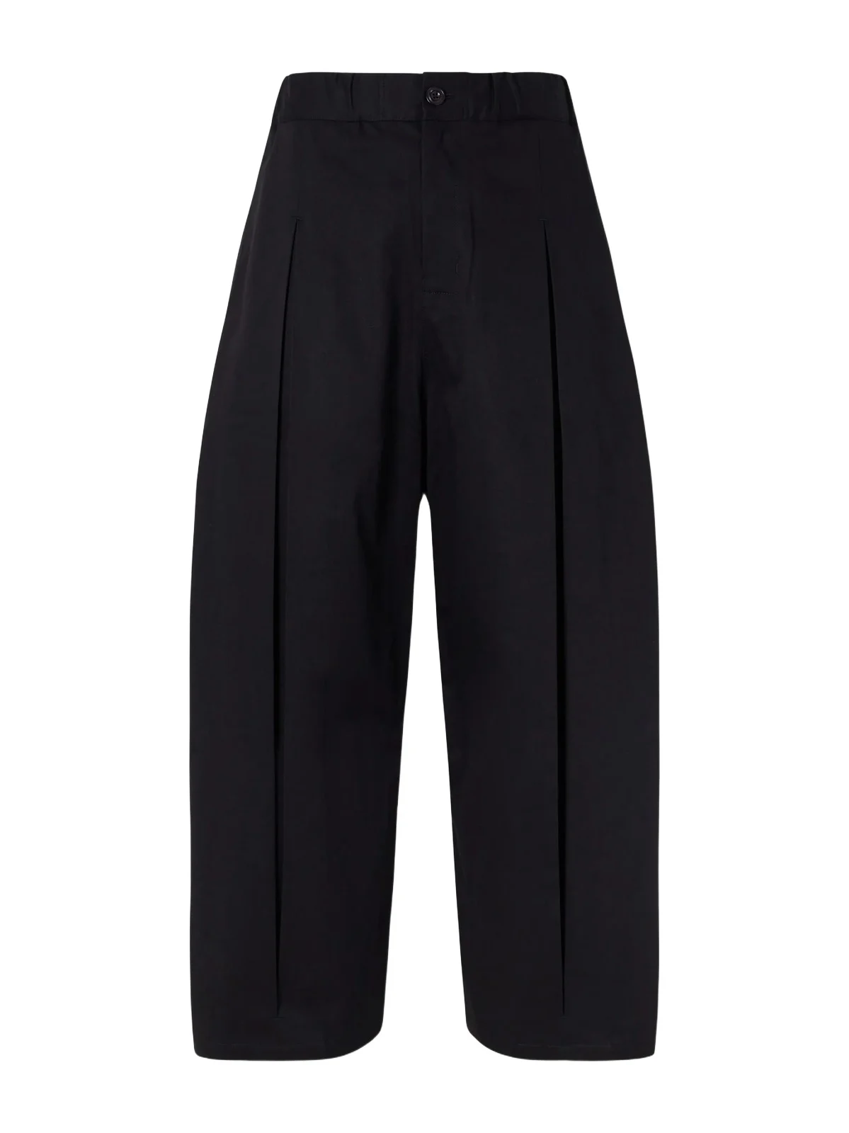 SAGE NATION Wide-Leg Pleated Cotton-Drill Trousers - Men