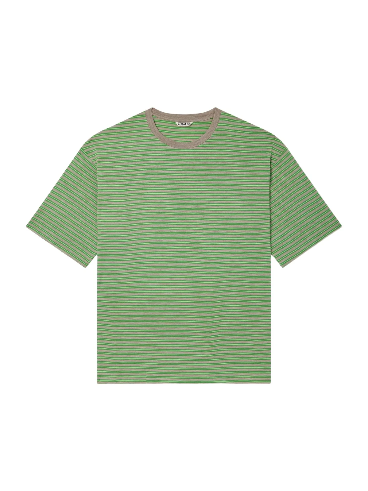 Auralee Striped Wool-Jersey T-Shirt - Men