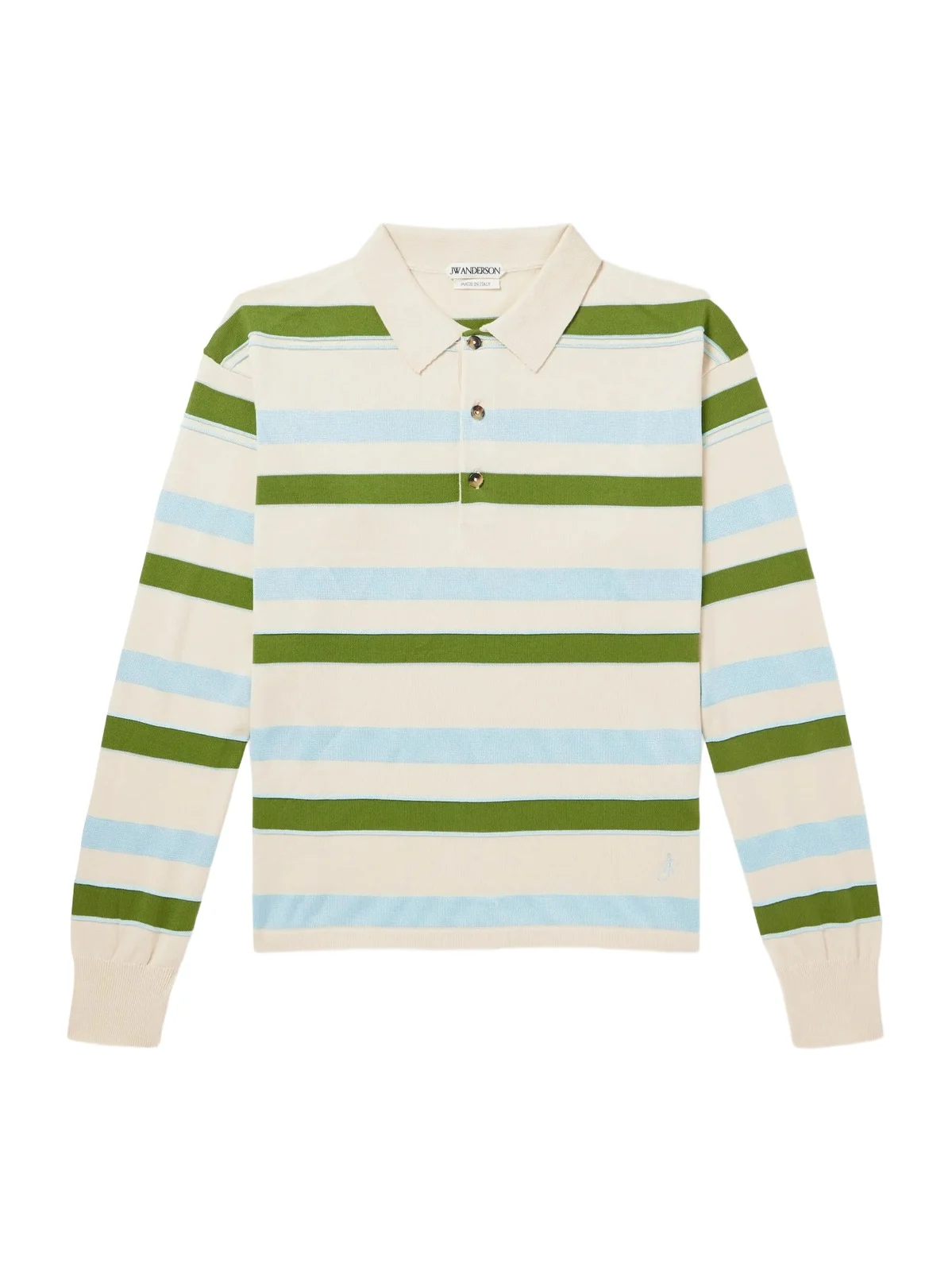 Rugby Striped Cotton-Blend Polo Shirt - Men