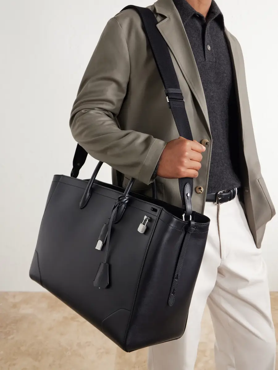 dunhill Century 45 Leather Weekend Bag - Men | Thumbnail 3 dunhill Century 45 Leather Weekend Bag - Men | Thumbnail 3