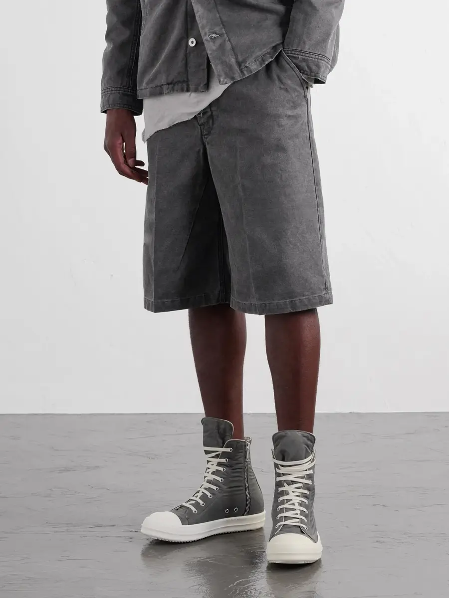 DRKSHDW by Rick Owens Ramones Denim Sneakers - Men | Thumbnail 2 DRKSHDW by Rick Owens Ramones Denim Sneakers - Men | Thumbnail 2