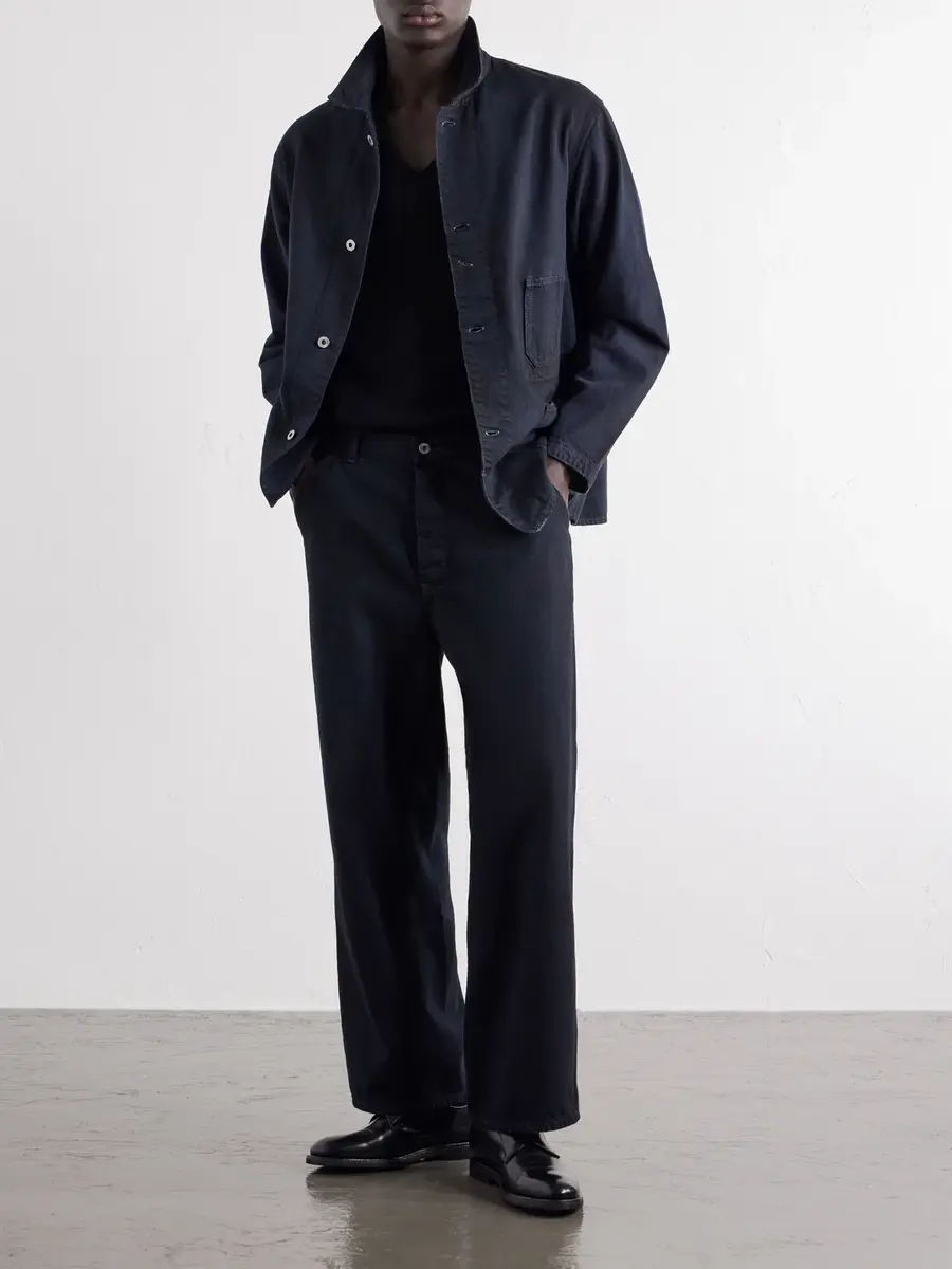 A.PRESSE Denim Wide-Leg Trousers - Men | Thumbnail 2 A.PRESSE Denim Wide-Leg Trousers - Men | Thumbnail 2