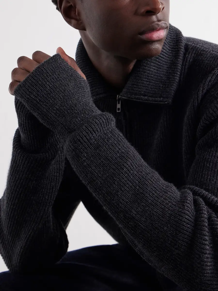Lemaire Wool Zip-Up Cardigan - Men | Thumbnail 5 Lemaire Wool Zip-Up Cardigan - Men | Thumbnail 5