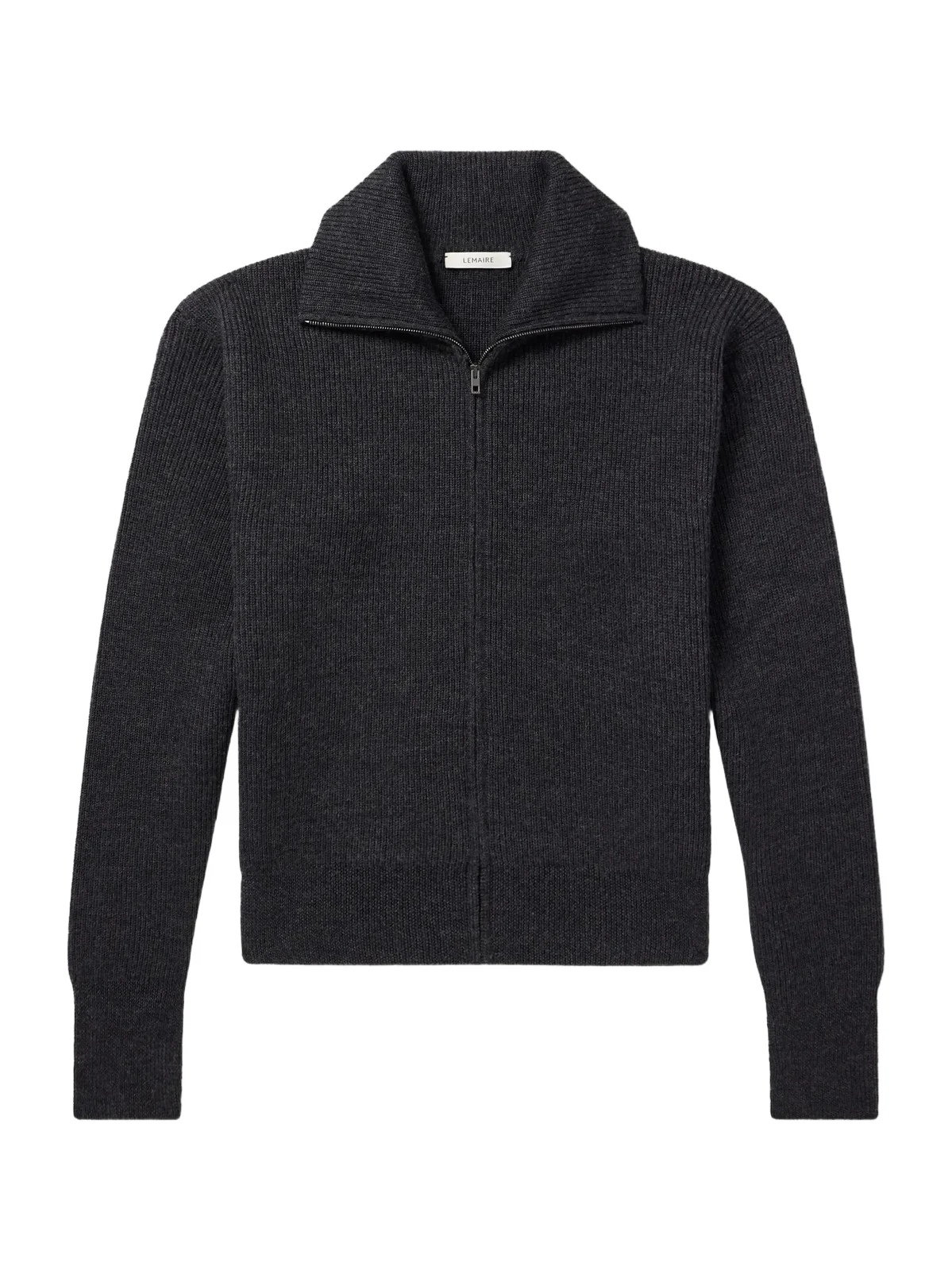Wool Zip-Up Cardigan - Men Wool Zip-Up Cardigan - Men