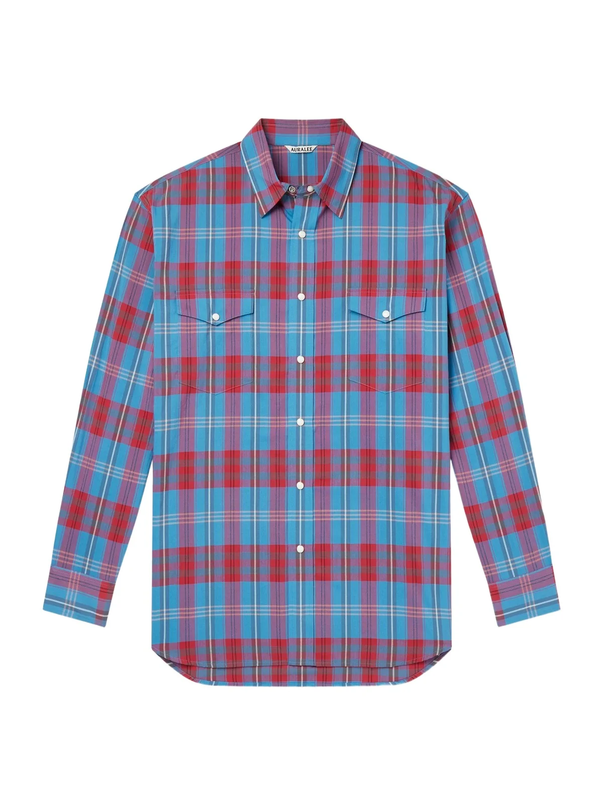 Auralee Checked Cotton and Silk-Blend Shirt - Men