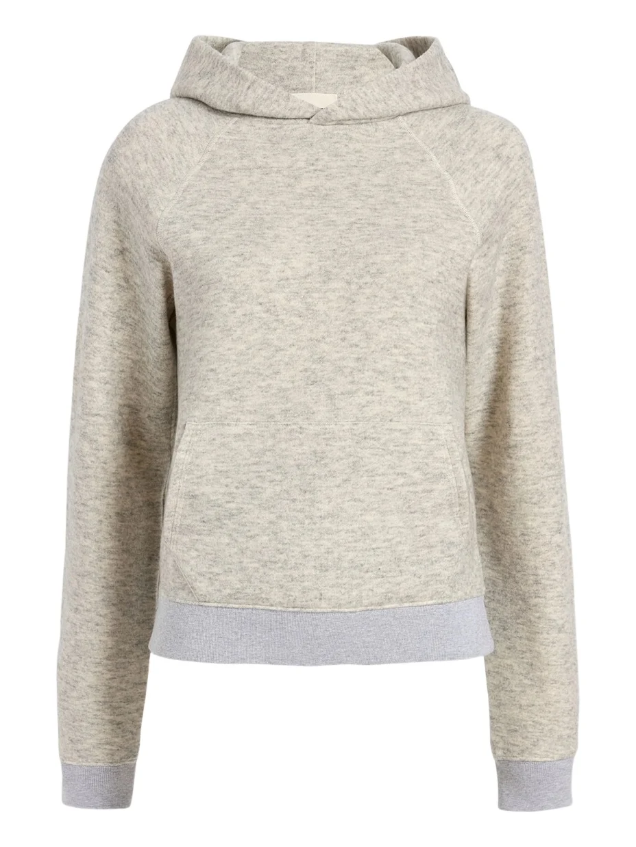Khaite Ellen Hoodie In Oatmeal