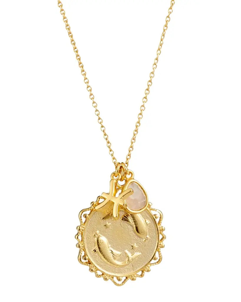 Tai Zodiac Charm Necklace w/ Moonstone