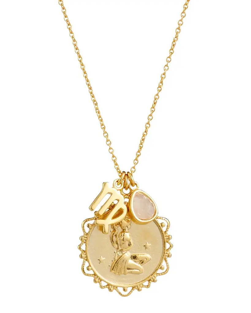 Tai Zodiac Charm Necklace w/ Moonstone