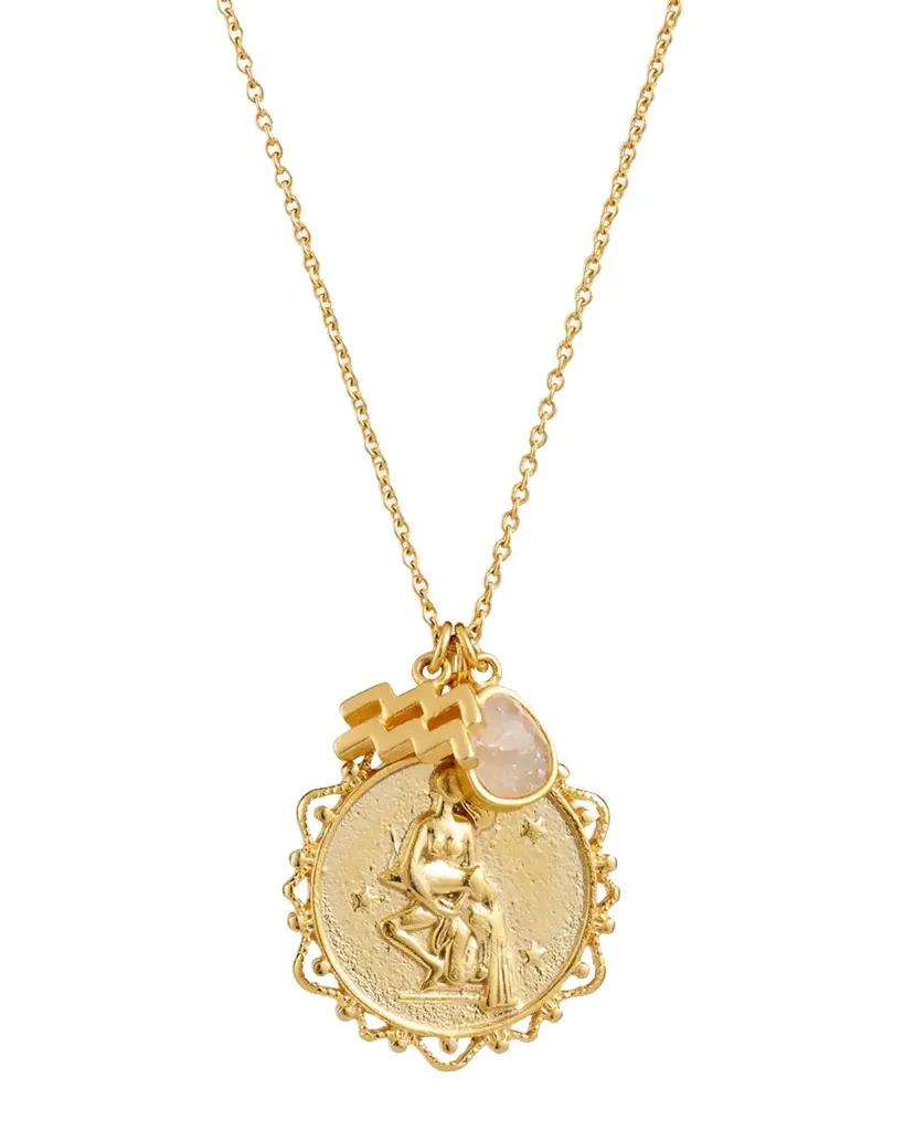 Tai Zodiac Charm Necklace w/ Moonstone