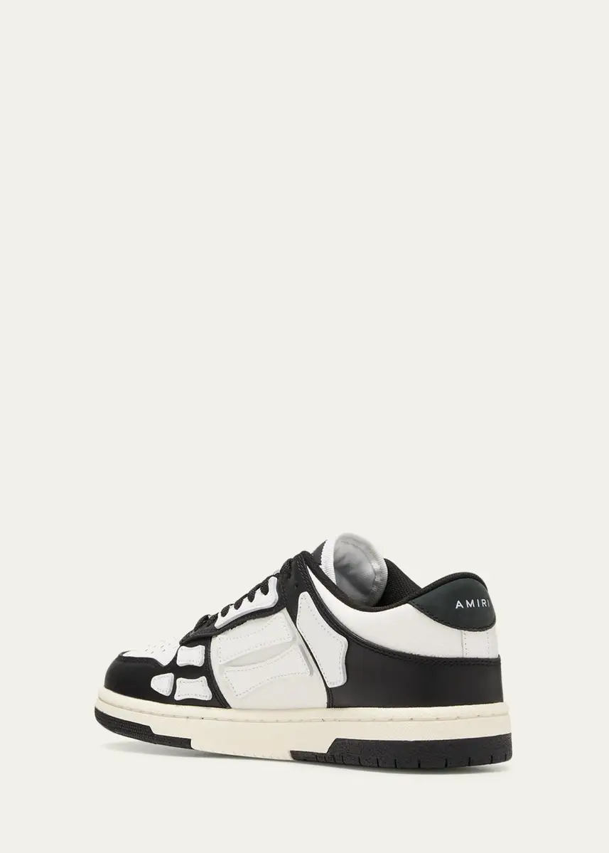 AMIRI Skel Bicolor Leather Low-Top Sneakers | Thumbnail 4 AMIRI Skel Bicolor Leather Low-Top Sneakers | Thumbnail 4
