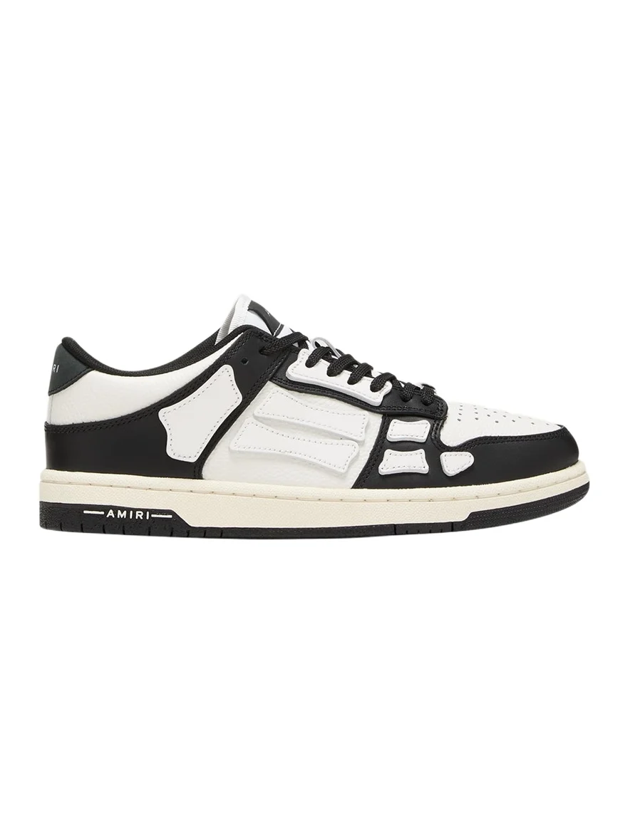AMIRI Skel Bicolor Leather Low-Top Sneakers
