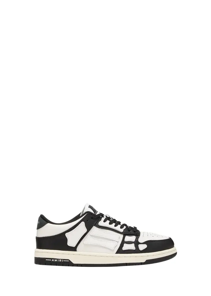 Skel Bicolor Leather Low-Top Sneakers