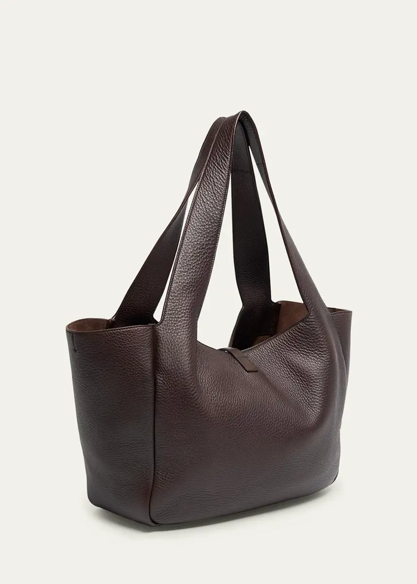 Saint Laurent Le 5 À 7 Bea YSL Tote Bag in Deer Leather | Thumbnail 3 Saint Laurent Le 5 À 7 Bea YSL Tote Bag in Deer Leather | Thumbnail 3