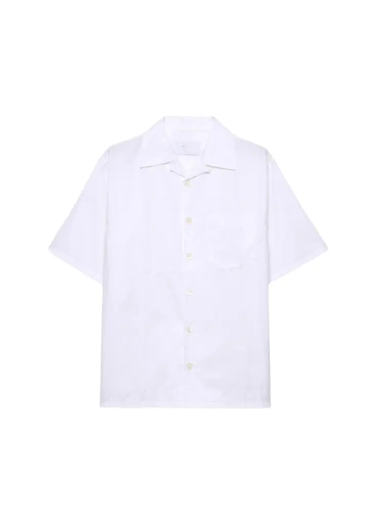 Prada Men's Cotton Bowling Shirt