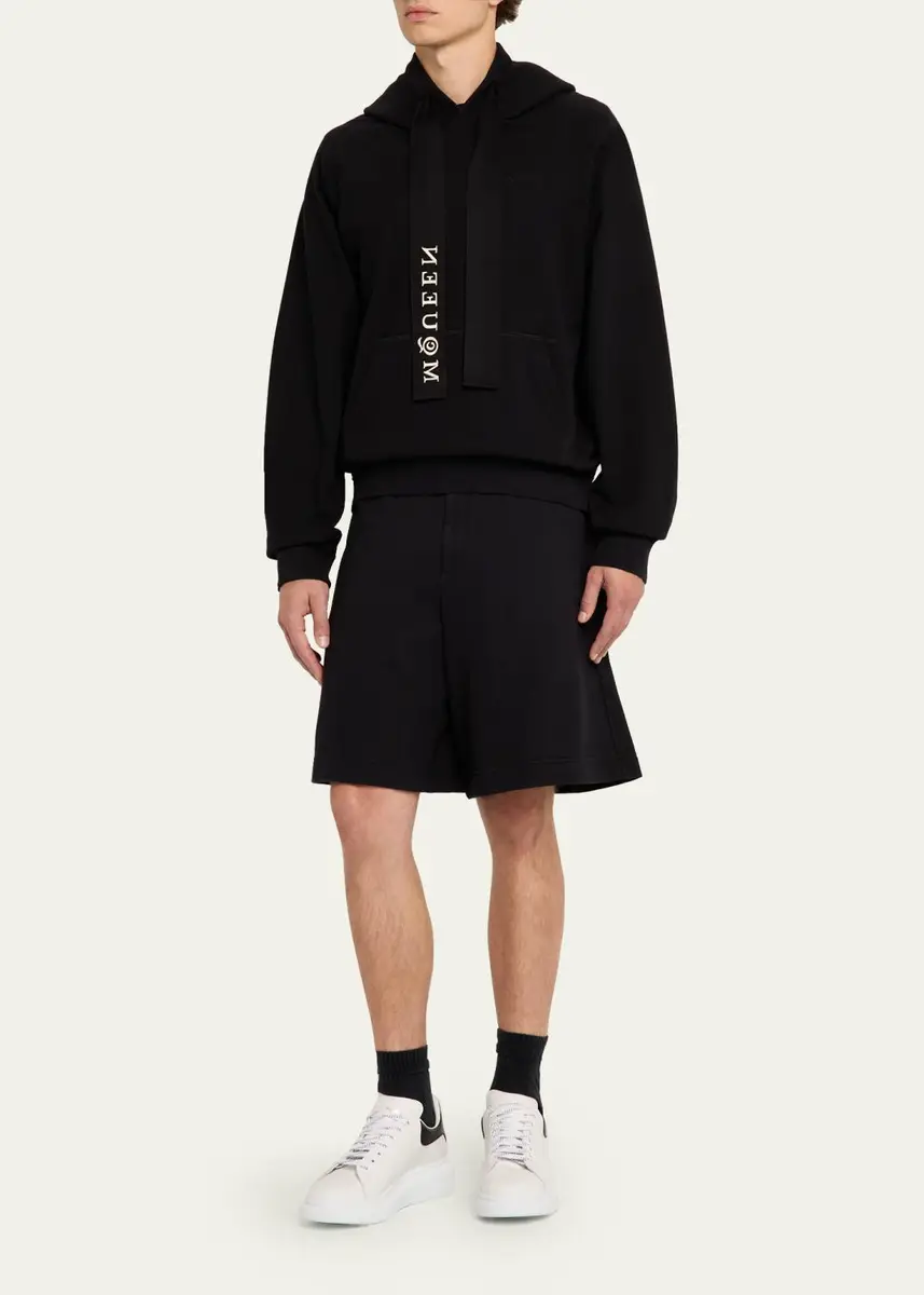 Alexander McQueen Men's Leather Oversized Sneakers | Thumbnail 3 Alexander McQueen Men's Leather Oversized Sneakers | Thumbnail 3
