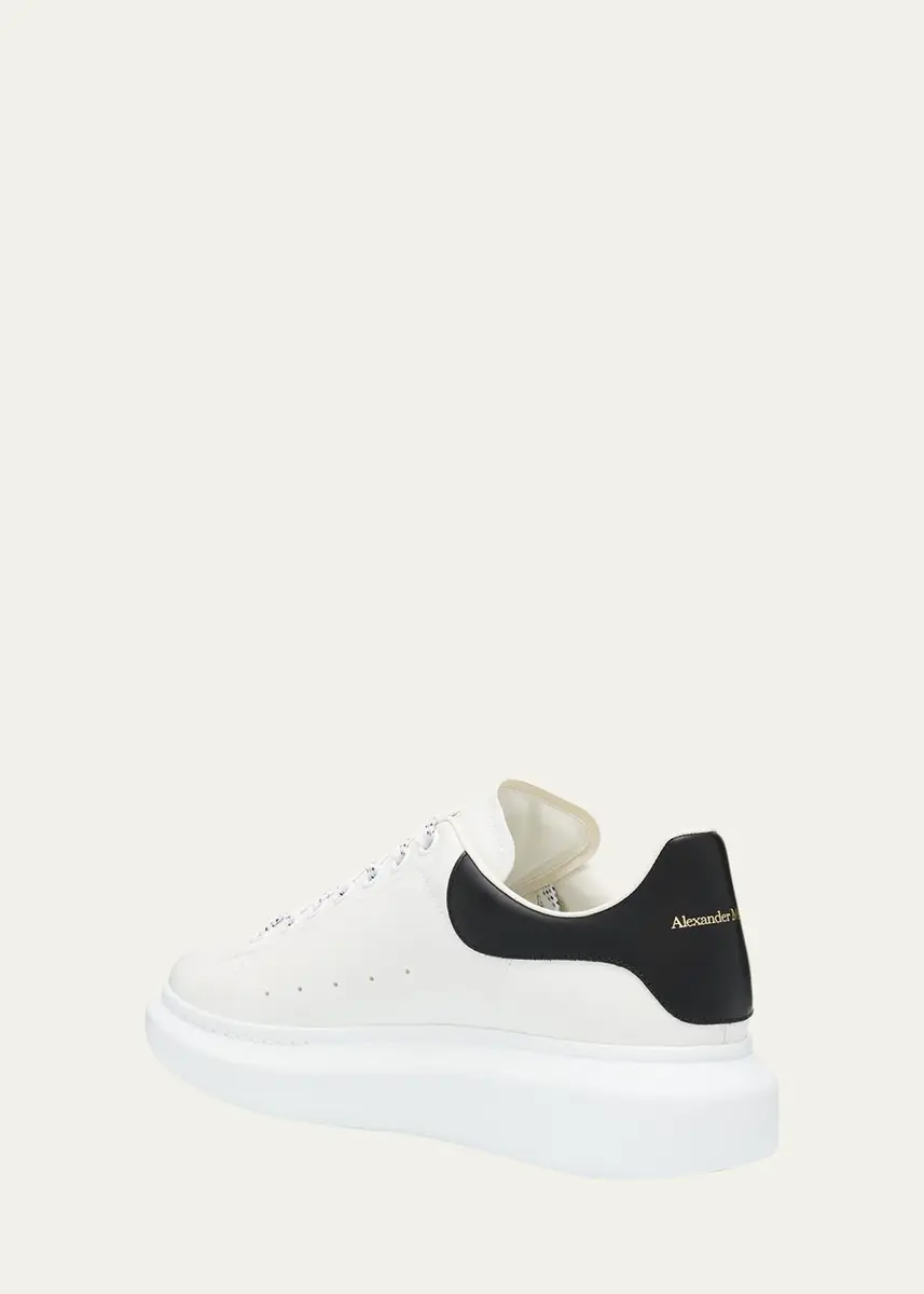 Alexander McQueen Men's Leather Oversized Sneakers | Thumbnail 4 Alexander McQueen Men's Leather Oversized Sneakers | Thumbnail 4